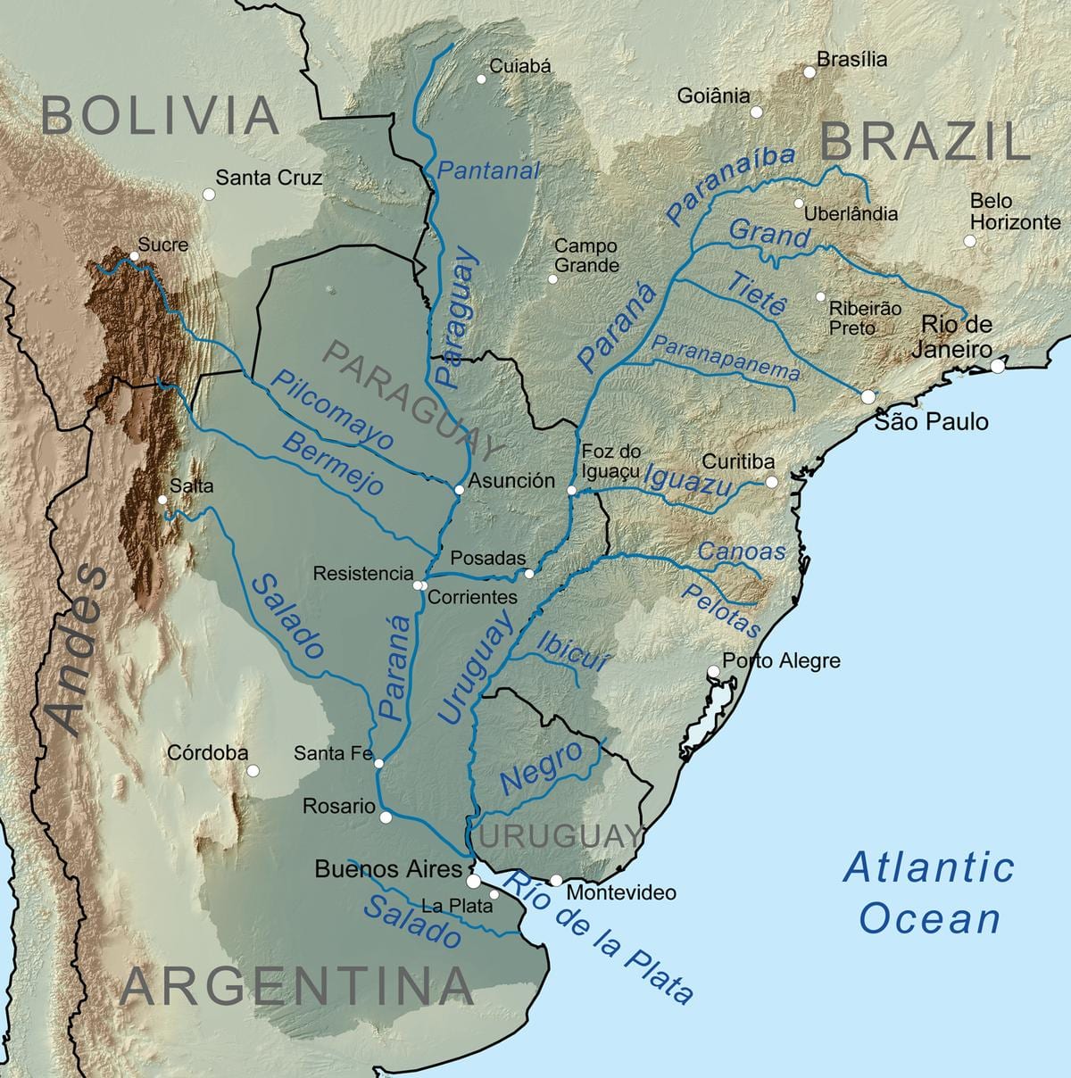 Paraguay Nehri göster 
