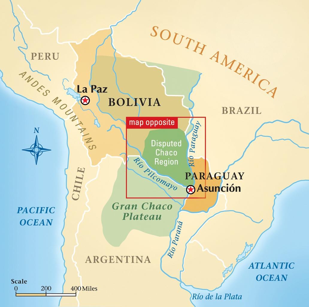 Rio Paraguay haritası
