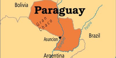 Paraguay haritası başkenti 