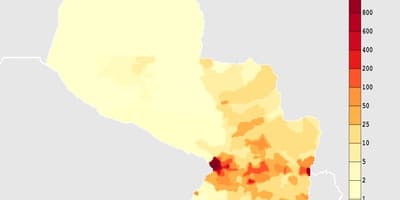 Paraguay iklim haritası 